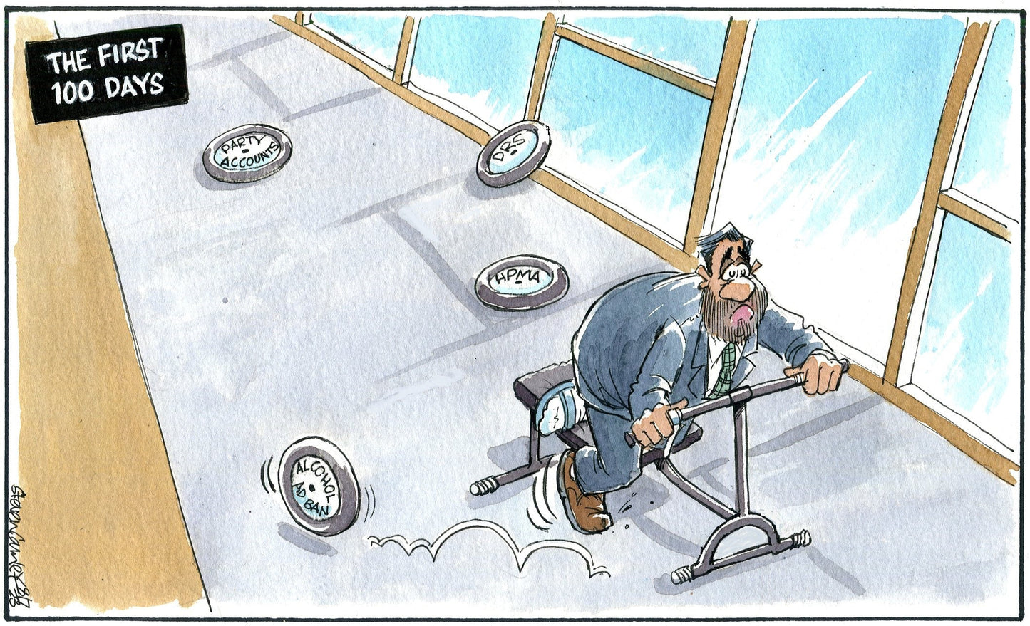 Steven Camley cartoon for The Herald - 8th July 2023 - (Print 1065)