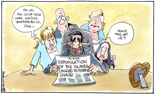 Steven Camley cartoon for The Herald - 29th March 2024 - (Print 1196)