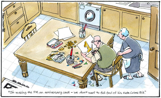 Steven Camley cartoon for The Herald - 30th March 2024 - (Print 1197)