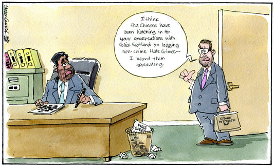 Steven Camley cartoon for The Herald - 26th March 2024 - (Print 1202)