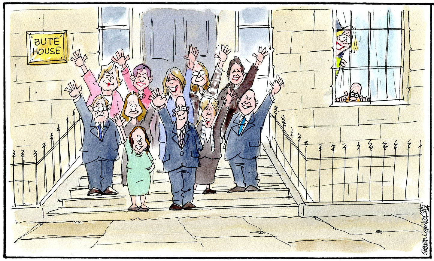 Steven Camley cartoon for The Herald - 9th May 2024 - (Print 1223)