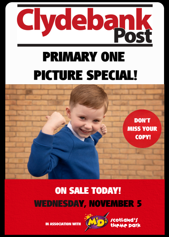 Clydebank Post Back Issue Primary 1s 2025