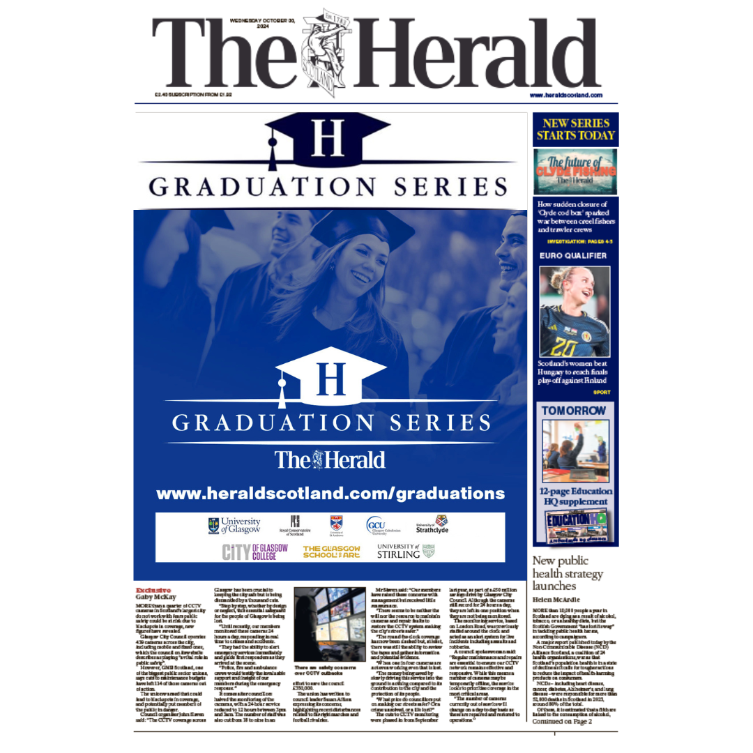 Herald Graduation Front cover mock-up