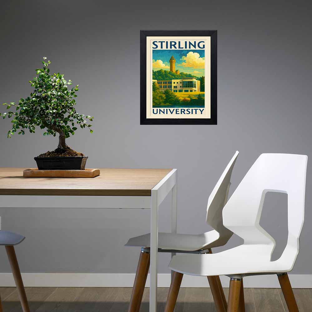 Stirling University - Stunning Hand-Drawn Vintage Travel Style Wall Art Poster (Copy) (Copy) (Copy)
