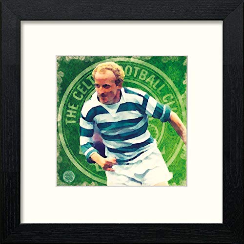Celtic Johnstone Legend in Black Wood frame, premium wall art print