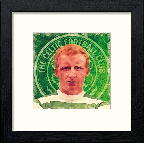 Celtic Johnstone Portrait in Black Wood frame, premium wall art print