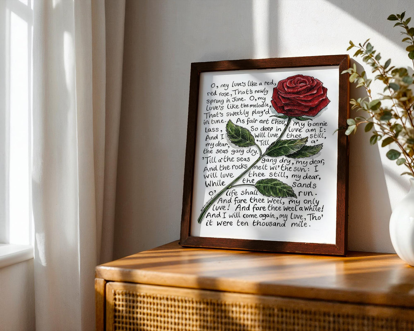 Rabbie Burns - My Luve is like a Red Red Rose