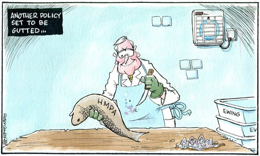 Steven Camley cartoon for The Herald 3rd May 2023 (Print 1004)