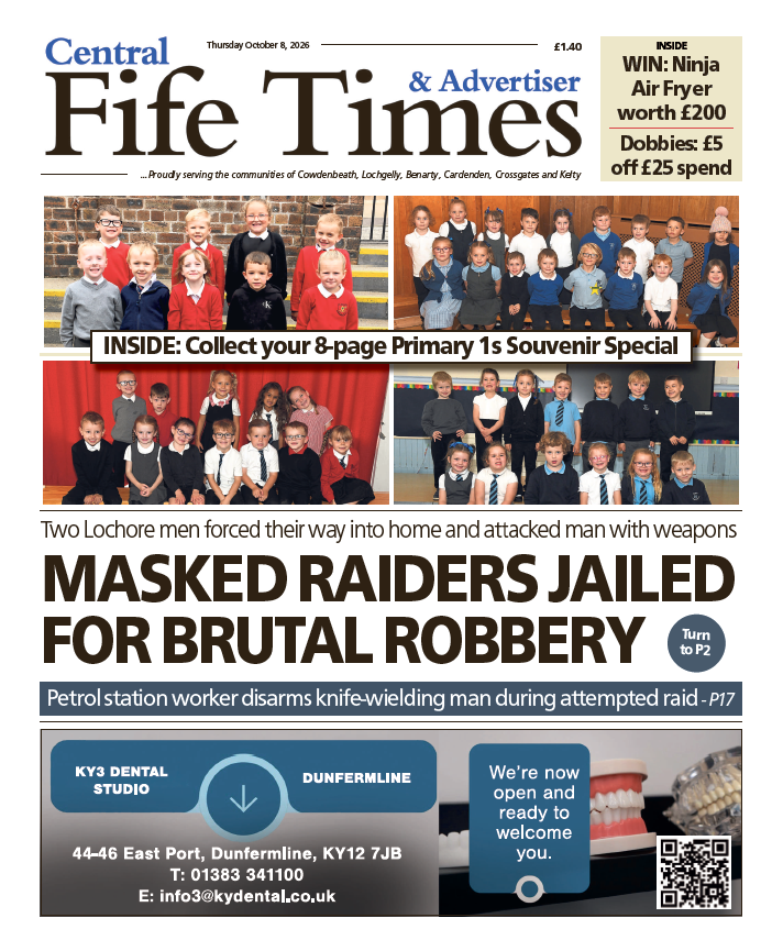 Central Fife Times Primary One Picture Special 2026