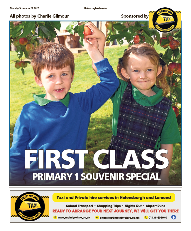 Helensburgh Advertiser Primary One Picture Special 2026