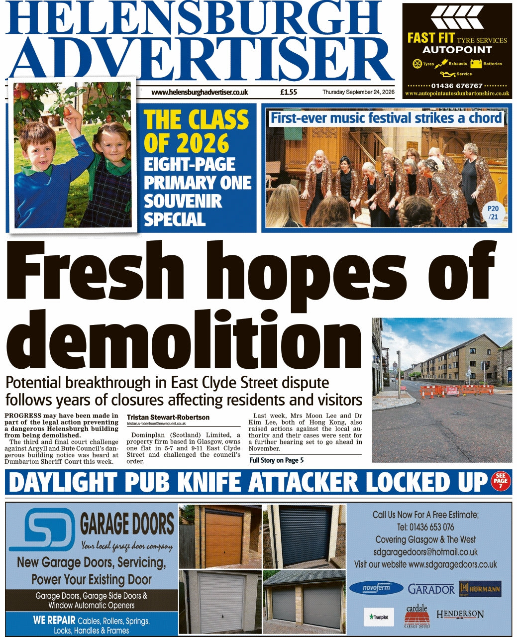 Helensburgh Advertiser Primary One Picture Special 2026
