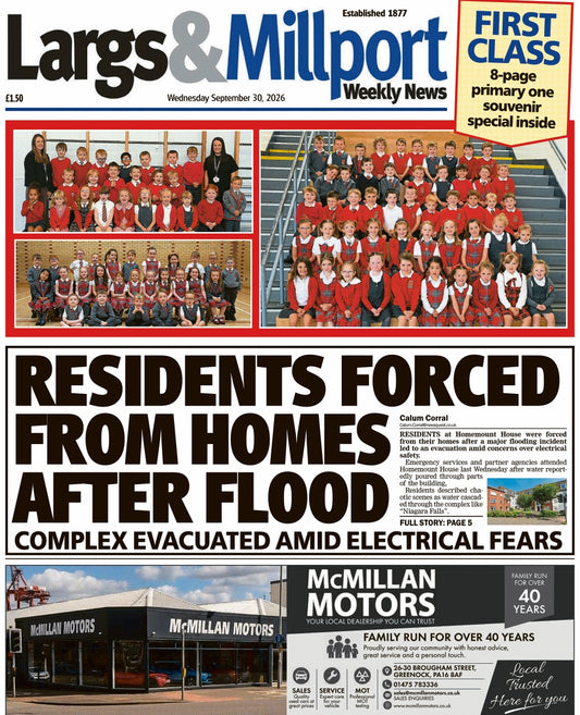 Largs & Millport Weekly News Primary One Special 2026