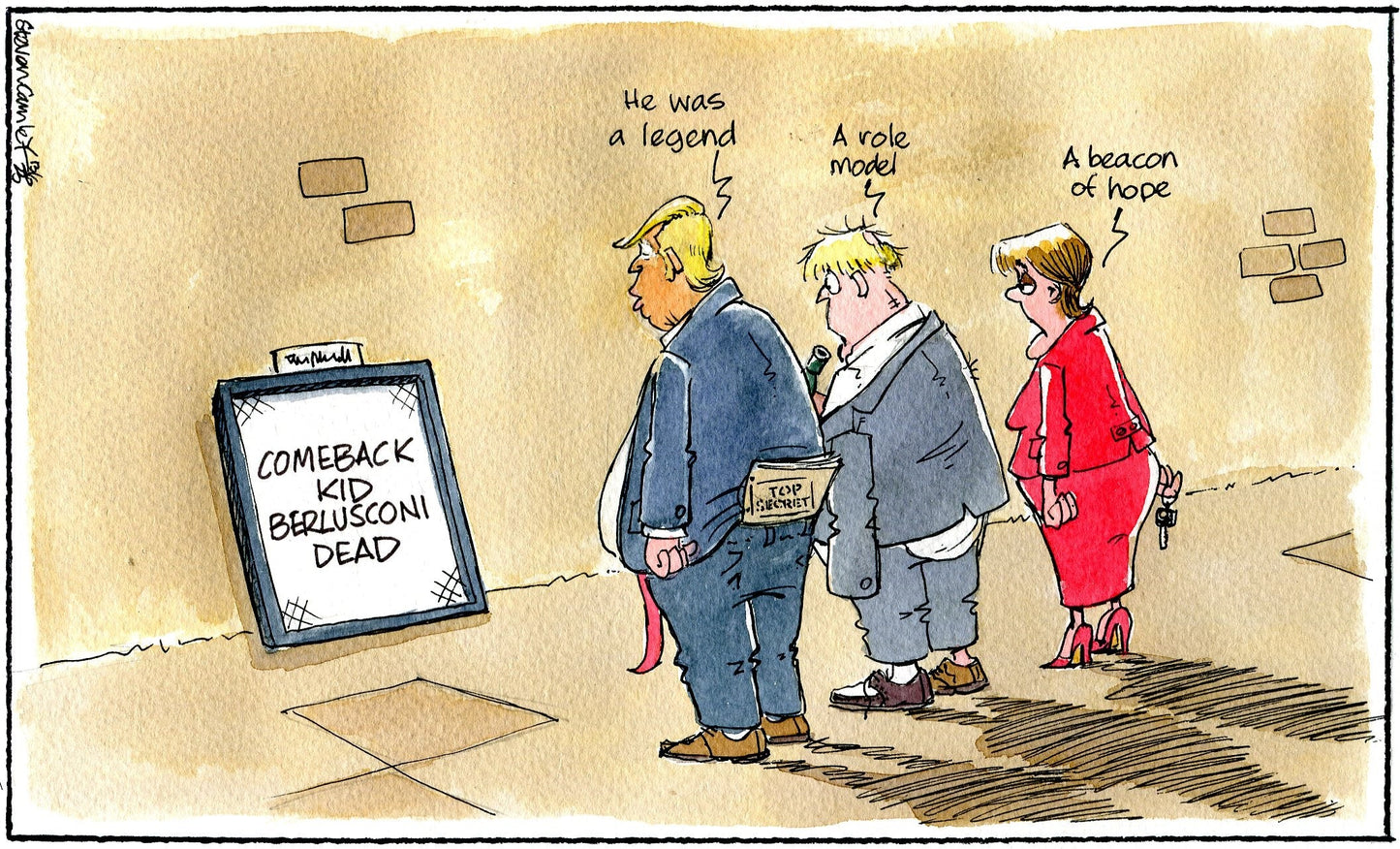 Steven Camley cartoon for The Herald 13th June 2023 (Print 1043)