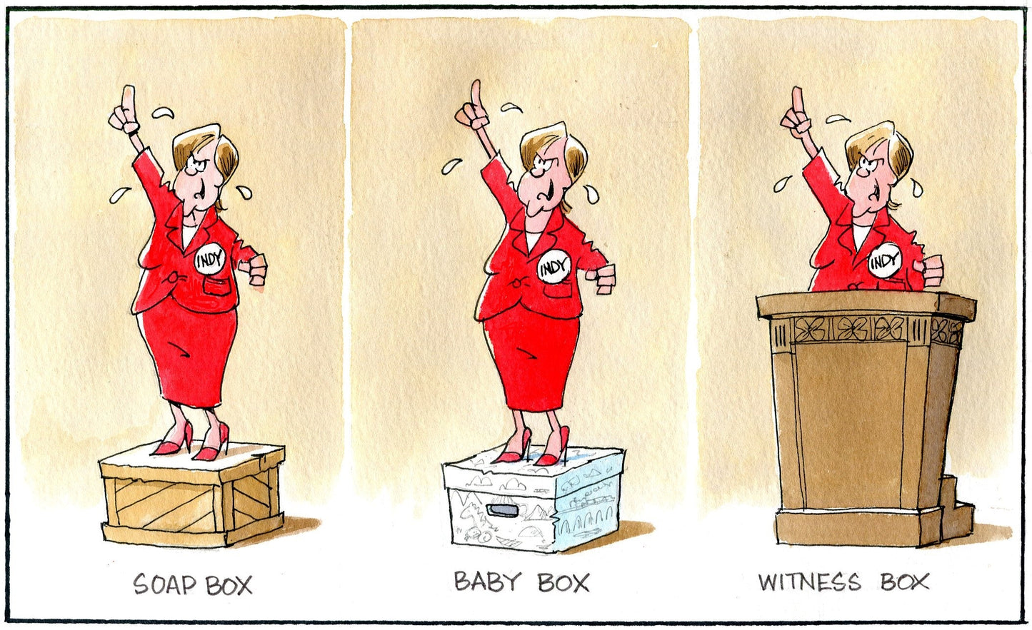 Steven Camley cartoon for The Herald - 1st July 2023 - (Print 1055)