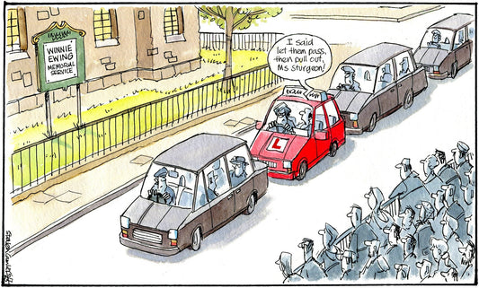 Steven Camley cartoon for The Herald - 6th July 2023 - (Print 1063)