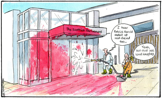 Steven Camley cartoon for The Herald - 2nd August 2023 - (Print 1087)