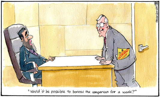 Steven Camley cartoon for The Herald - 29th September 2023 - (Print 1106)