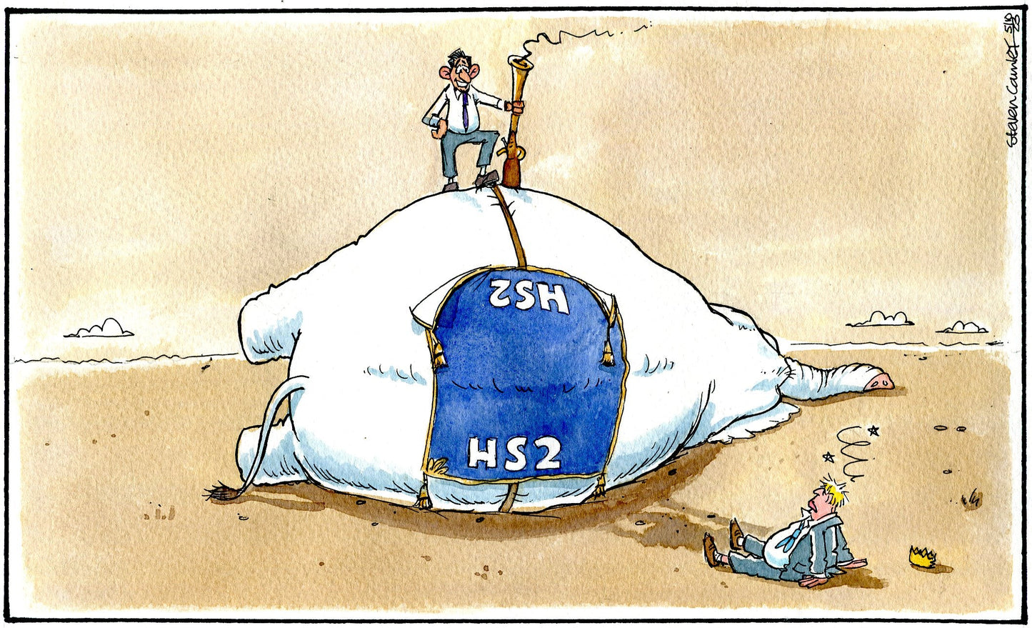 Steven Camley cartoon for The Herald - 5th October 2023 - (Print 1109)