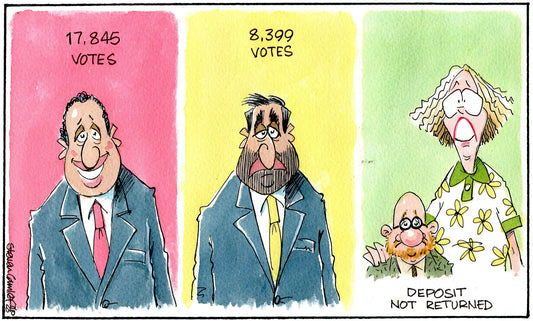 Steven Camley cartoon for The Herald - 7th October 2023 - (Print 1111)