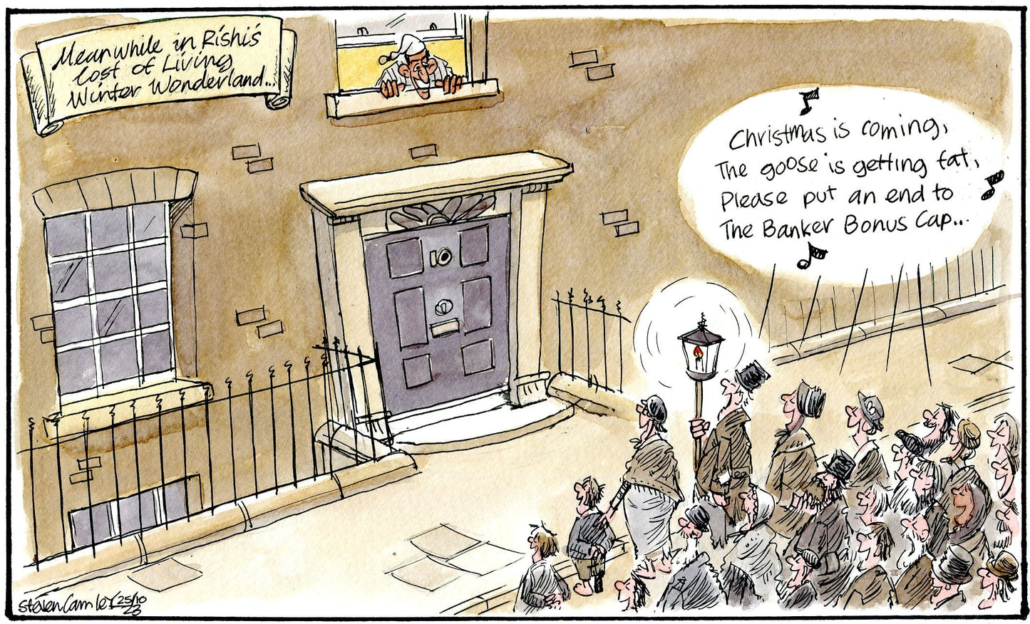 Steven Camley cartoon for The Herald - 21st October 2023 - (Print 1121)