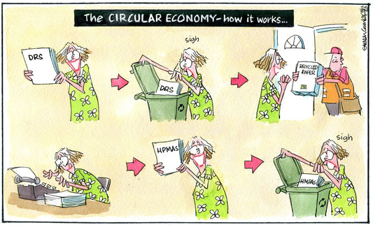 Steven Camley cartoon for The Herald - 8th November 2023 - (Print 1129)