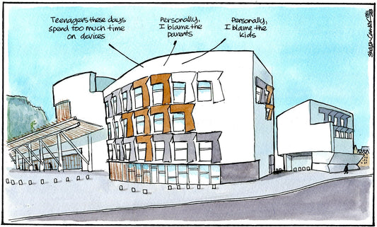 Steven Camley cartoon for The Herald - 17th November 2023 - (Print 1136)