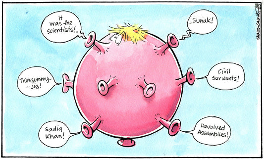 Steven Camley cartoon for The Herald - 7th December 2023 - (Print 1148)