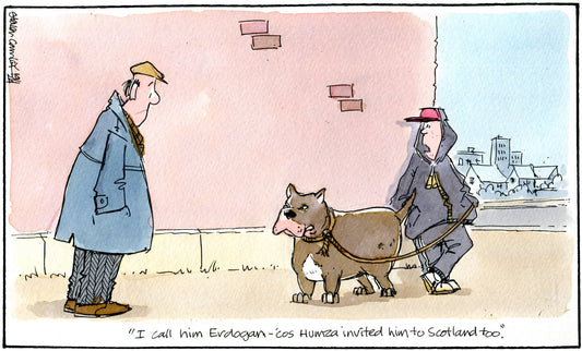 Steven Camley cartoon for The Herald - 19th January 2024 - (Print 1164)