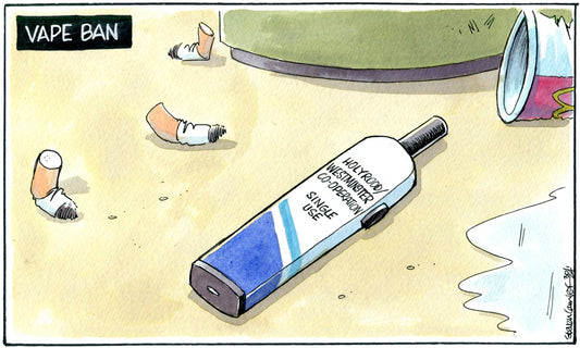 Steven Camley cartoon for The Herald - 30th January 2024 - (Print 1170)