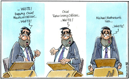 Steven Camley cartoon for The Herald - 16th March 2024 - (Print 1193)