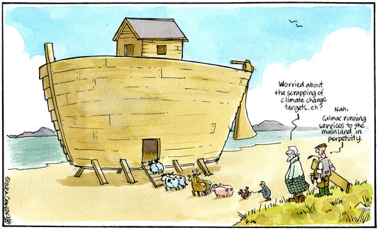 Steven Camley cartoon for The Herald - 19th April 2024 - (Print 1216)