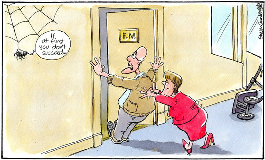 Steven Camley cartoon for The Herald - 8th May 2024 - (Print 1222)