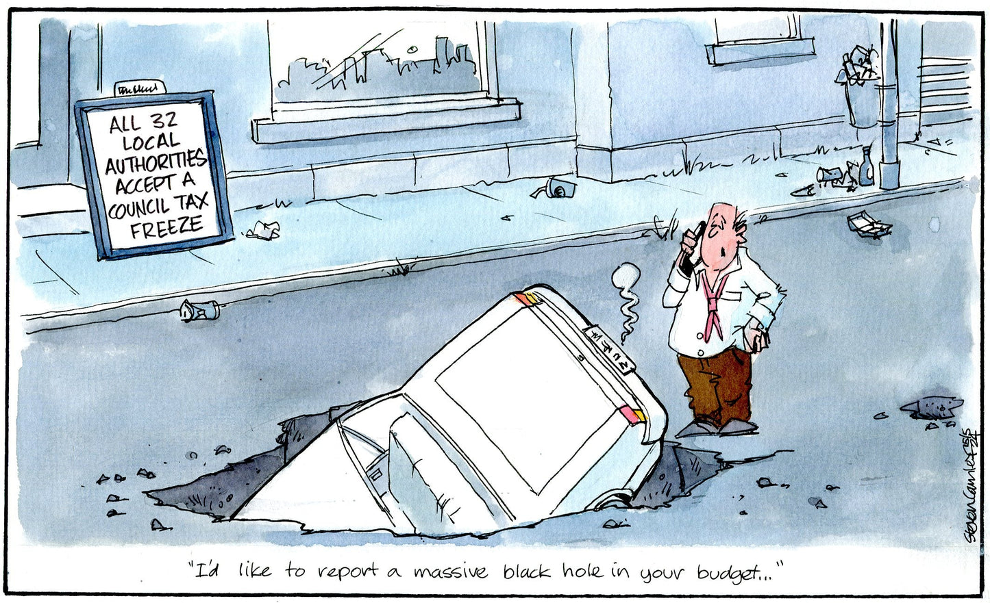 Steven Camley cartoon for The Herald - 15th May 2024 - (Print 1227)