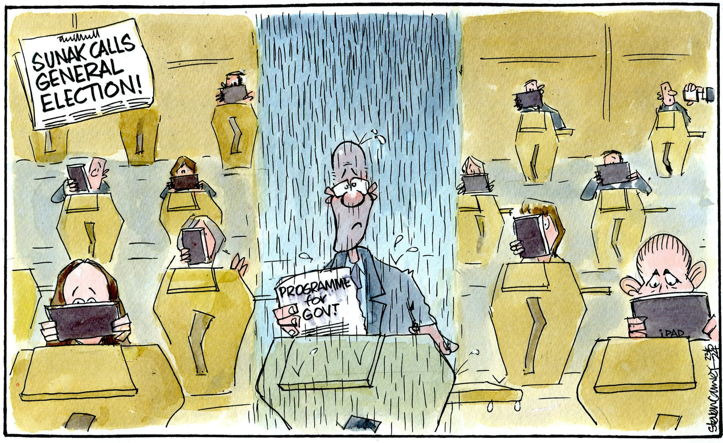 Steven Camley cartoon for The Herald - 23rd May 2024 - (Print 1232)