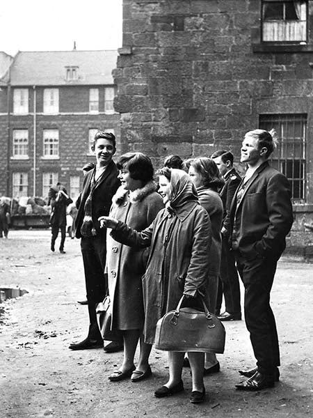 Pied Pipers! (Print 1964 Rat hunt in Gorbals)