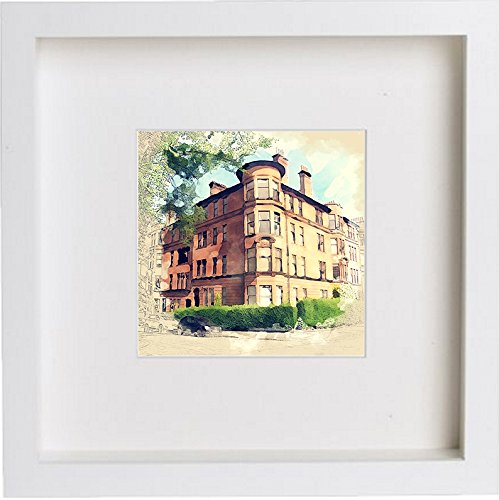 Lumartos Glasgow Tenement Framed Art Artwork 0063